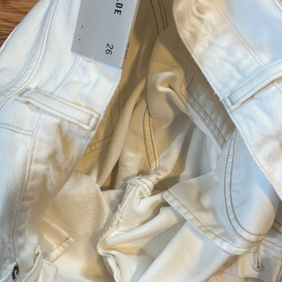 AGolde 90’s Pinch Waist Short High Rise Straight Size 26 NWT - Picture 12 of 15